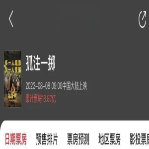《孤注一掷》票房断层第一 能超《消失的她》吗？